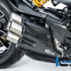 Ilmberger Diavel V4 23-24 エグゾーストプロテクターマフラー (艶なし) AHS.106.DI23M.K