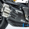 Ilmberger Diavel V4 23-24 エグゾーストプロテクターマフラー (艶なし) AHS.106.DI23M.K - 画像 (2)