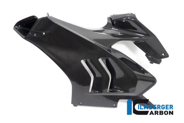 Ilmberger PANIGALE V4 22-23 レーシングカウル専用 フェアリングサイドパネル 左（艶あり) VEL.031.V4R2G.K - 画像 (4)