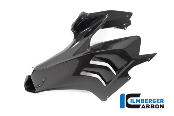 Ilmberger PANIGALE V4 22-23 レーシングカウル専用 フェアリングサイドパネル 左（艶あり) VEL.031.V4R2G.K - 画像 (2)