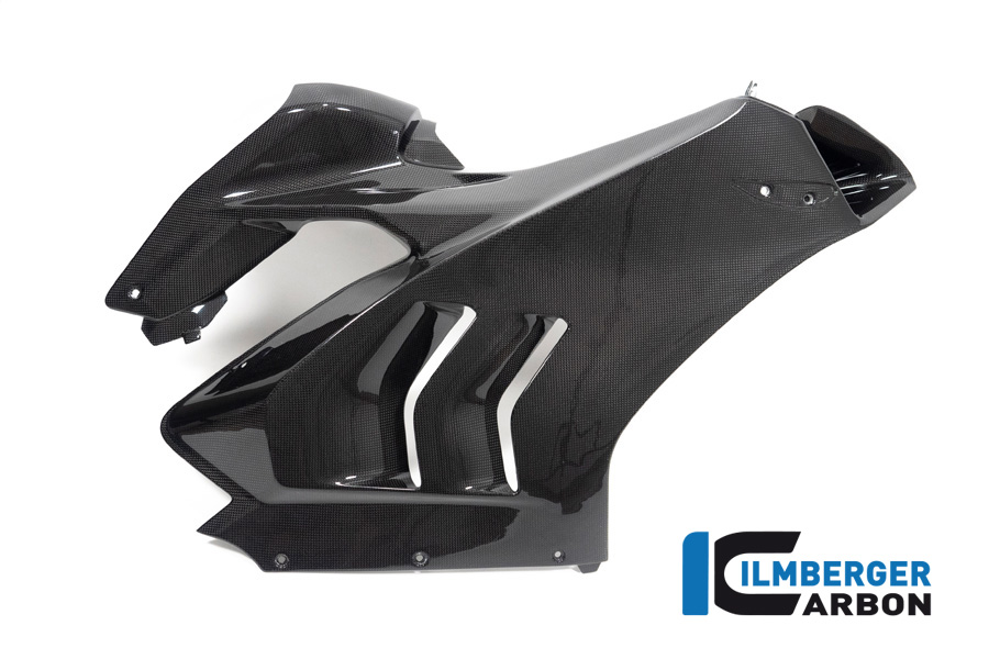 Ilmberger PANIGALE V4S 22-23 レーシングカウル専用 フェアリングサイドパネル 右（艶あり) VER.032.V4R2G.K - 画像 (2)