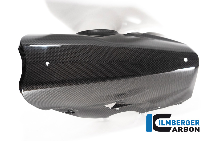 Ilmberger Panigale V4S 22-23 レーシングカウル専用 ハイエグゾースト用ベリーパン (艶あり) VEU.030.V4R2G.K - 画像 (2)