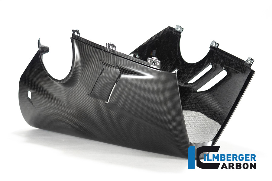 Ilmberger Panigale V4S 22-23 レーシングカウル専用 ハイエグゾースト用ベリーパン (艶なし) VEU.130.V4R2M.K - 画像 (2)