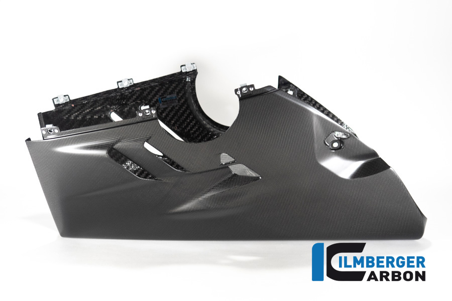 Ilmberger Panigale V4S 22-23 レーシングカウル専用 ハイエグゾースト用ベリーパン (艶なし) VEU.130.V4R2M.K - 画像 (3)
