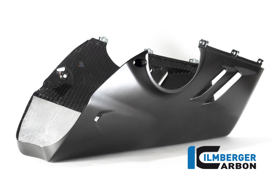 Ilmberger Panigale V4S 22-23 レーシングカウル専用 ハイエグゾースト用ベリーパン (艶なし) VEU.130.V4R2M.K - 画像 (5)