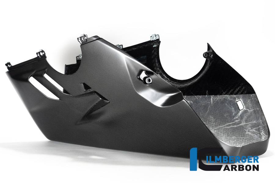 Ilmberger Panigale V4S 22-23 レーシングカウル専用 ハイエグゾースト用ベリーパン (艶なし) VEU.130.V4R2M.K - 画像 (6)