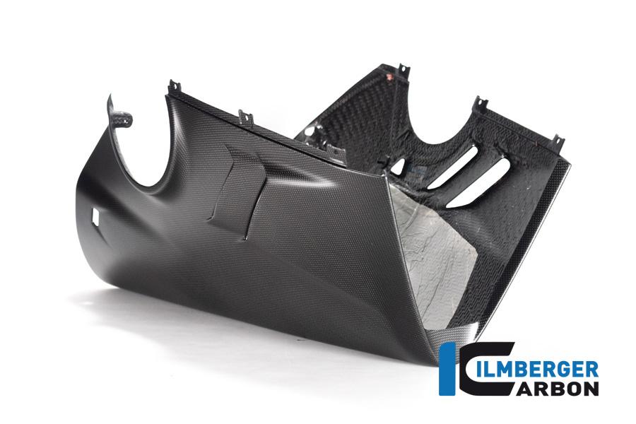 Ilmberger Panigale V4S 22-23 ローエグゾースト用ベリーパン スタンド付き (艶なし) VEU.114.V422M.K - 画像 (2)