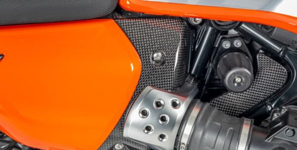 Ilmberger R12 NineT 24-25 右エアーボックスカバー カーボングロッシー (艶あり) CG.ABR.017.R12NT