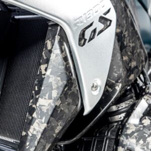 Ilmberger R1300GS 23-24 エアベントカバー 左 BDC(ブラックダイヤモンドカーボン仕上げ)マット(艶なし) BM.LAL.018.R23GS