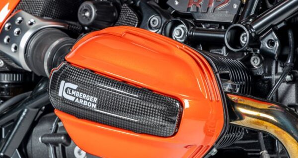 Ilmberger R12 NineT 24-25 スパークプラグキャップカバー 右 カーボングロッシー (艶あり) CG.ZKR.009.R12NT