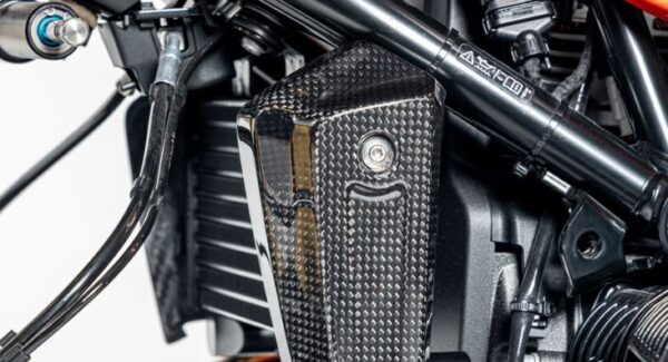 Ilmberger R12 NineT 24-25 オイルクーラーカバー 左 カーボングロッシー (艶あり) CG.OKL.013.R12NT