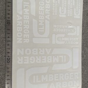 Ilmberger  ロゴステッカー ホワイト ggst-Ilmberger-sticker-01