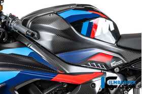 M1000RR 2025 Ilmberger タンクサイドパネル 左 フルバーション ストリート カーボンマット (艶なし) MM.SDL.012.S119S