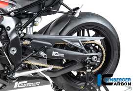M1000RR 2025 Ilmberger リアハガー アッパーチェーンガード付 ストリート カーボンマット (艶なし) MM.KHO.005.S119S