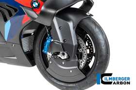 M1000RR 2025 Ilmberger フロントフェンダー ストリート カーボンマット (艶なし) MM.KVO.006.M123S