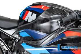 M1000RR 2025 Ilmberger タンクサイドパネル 右 ストリート カーボンマット (艶なし) MM.SDR.013.S119S