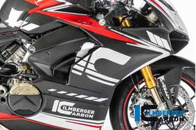 Panigare V4S 2018-2019 Ilmberger レーシング用 フェアリングサイドパネル 右 艶あり VER.054.D4RAG.K