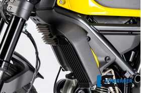 Scrambler Icon 2015-2016 Ilmberger ラジエーターカバー 左 艶なし WKL.102.DS15M.K