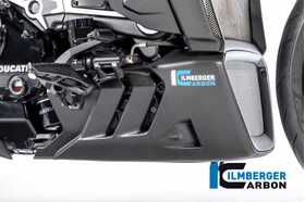 XDIAVEL/S 2018-2024 Ilmberger ベリーパン 右 艶なし VEU.128.XD18M.K