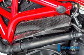 Monster 821 2014-2015 Ilmberger フレーム下部用カバー 左 艶あり ARL.005.D12MG.K