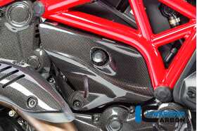 Monster 821 2014-2015 Ilmberger フレーム下部用カバー 右 艶あり ARR.006.D12MG.K