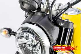 Scrambler SIXTY2 2016-2017 Ilmberger ヘッドライトカバー 艶なし LDO.108.DS15M.K